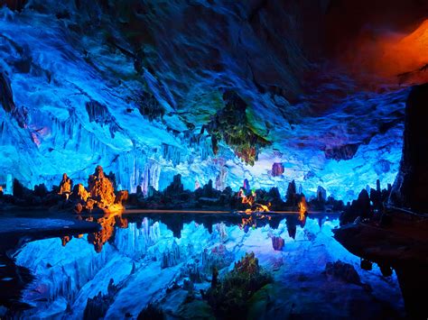 Explore the enchanted depths of the crystal caves